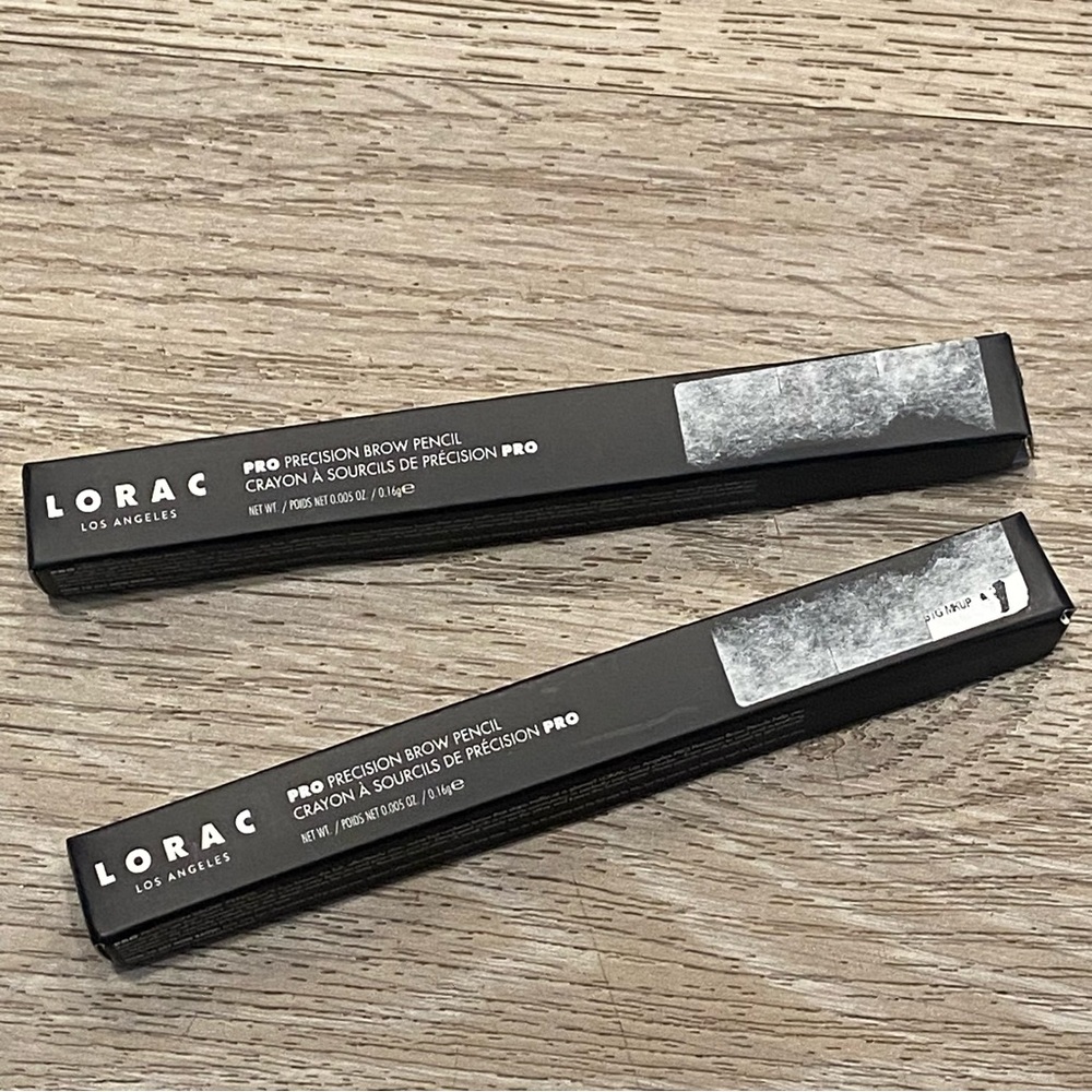 NEW Lorac PRO Precision Brow Pencil light ash blonde 2pk Bundle NWT